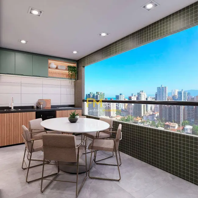 Foto 8 de Apartamento com 2 quartos à venda, 76m2 em Canto do Forte, Praia Grande - SP