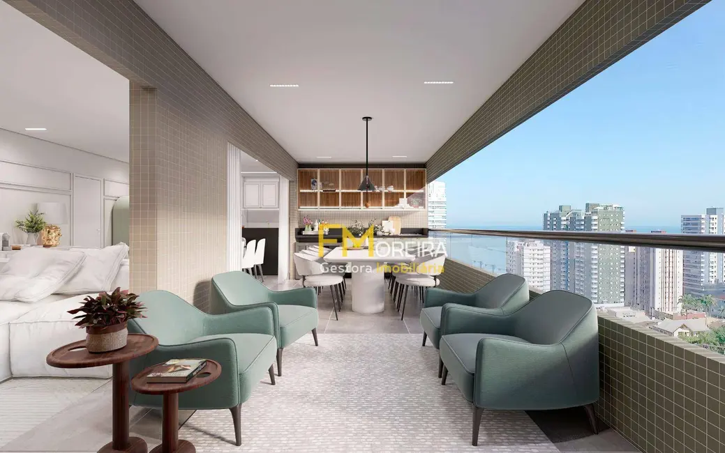 Apartamento com 3 quartos à venda, 154m2 em Canto do Forte, Praia Grande - SP - imagem 1 Foto 1 de Apartamento com 3 quartos à venda, 154m2 em Canto do Forte, Praia Grande - SP