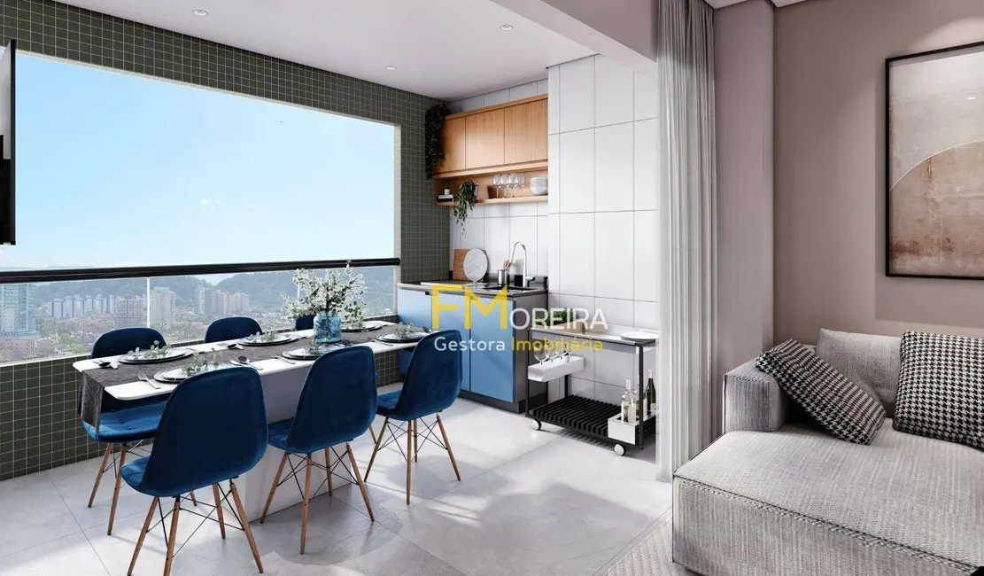 Foto 1 de Apartamento com 3 quartos à venda, 130m2 em Canto do Forte, Praia Grande - SP