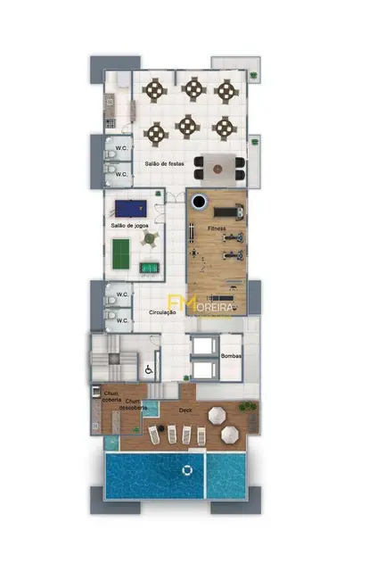 Apartamento com 2 quartos à venda, 63m2 em Praia Grande - SP - imagem 8 Foto 8 de Apartamento com 2 quartos à venda, 63m2 em Praia Grande - SP