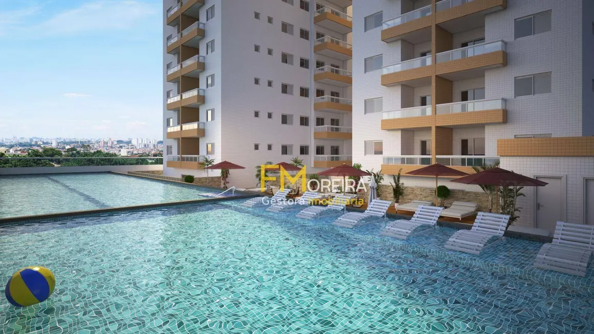 Foto 2 de Apartamento com 2 quartos à venda, 60m2 em Boqueirão, Praia Grande - SP