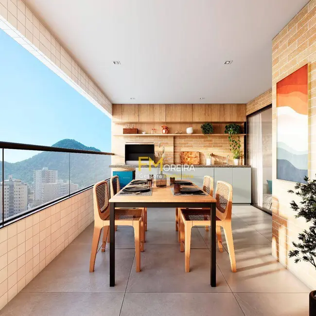 Foto 3 de Apartamento com 3 quartos à venda, 105m2 em Boqueirão, Praia Grande - SP