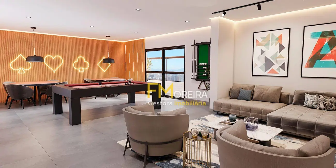 Foto 7 de Apartamento com 2 quartos à venda, 80m2 em Boqueirão, Praia Grande - SP