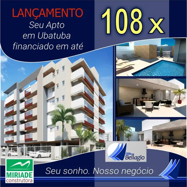Foto 1 de Apartamento com 2 quartos à venda, 69m2 em Ubatuba - SP