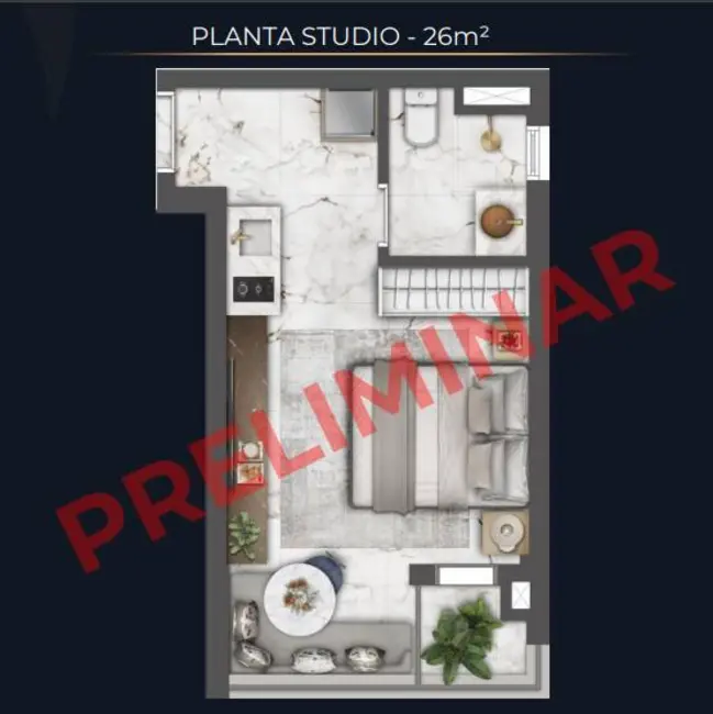 Foto 1 de Apartamento com 1 quarto à venda, 24m2 em Bela Vista, São Paulo - SP