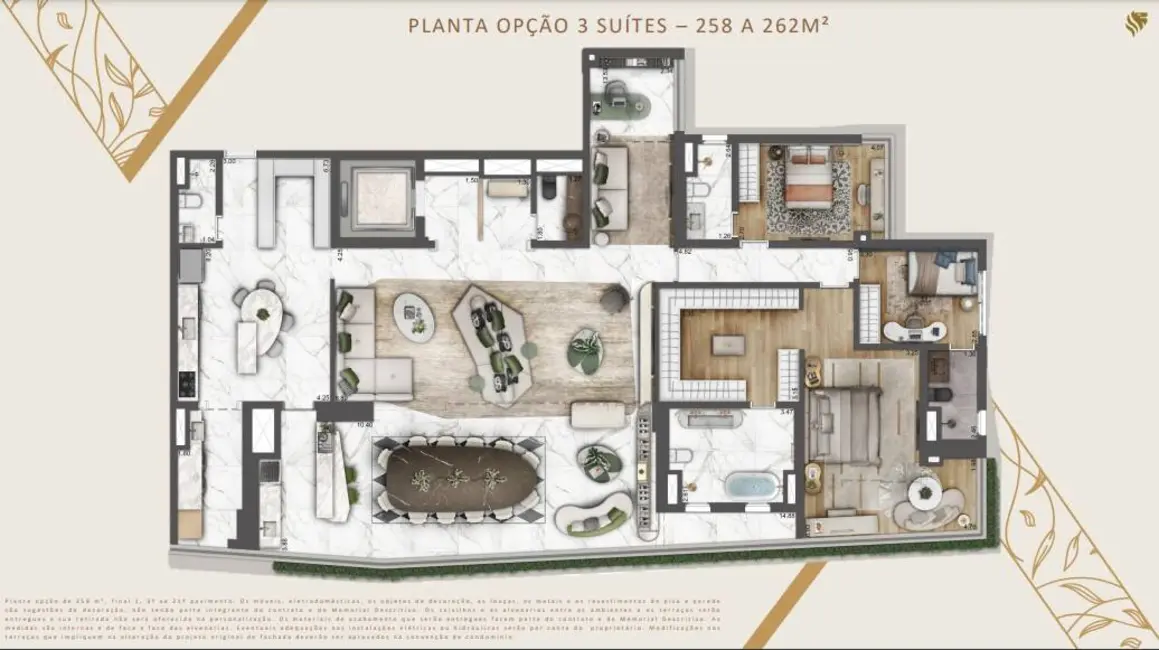 Foto 9 de Apartamento com 4 quartos à venda, 258m2 em Liberdade, São Paulo - SP