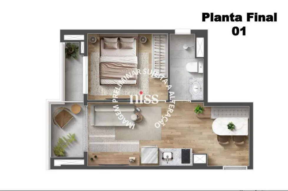 Foto 4 de Apartamento com 1 quarto à venda, 22m2 em Bela Vista, São Paulo - SP