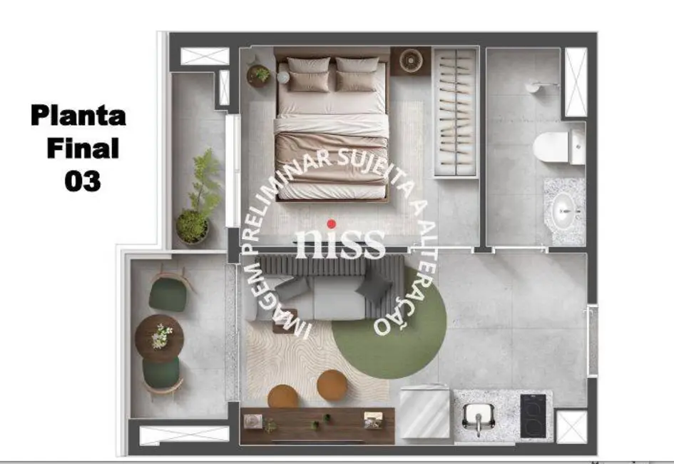 Foto 5 de Apartamento com 1 quarto à venda, 22m2 em Bela Vista, São Paulo - SP