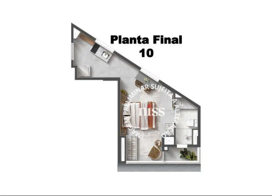 Foto 7 de Apartamento com 1 quarto à venda, 22m2 em Bela Vista, São Paulo - SP