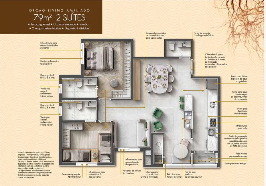 Foto 4 de Apartamento com 68 quartos à venda, 79m2 em Santo Antônio, Sao Caetano Do Sul - SP