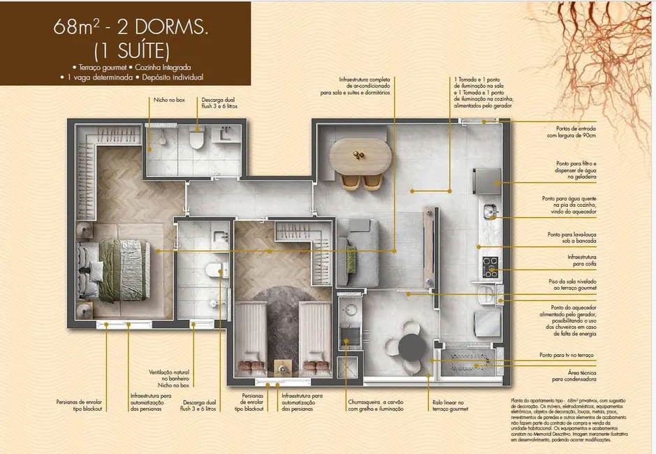 Foto 6 de Apartamento com 68 quartos à venda, 79m2 em Santo Antônio, Sao Caetano Do Sul - SP