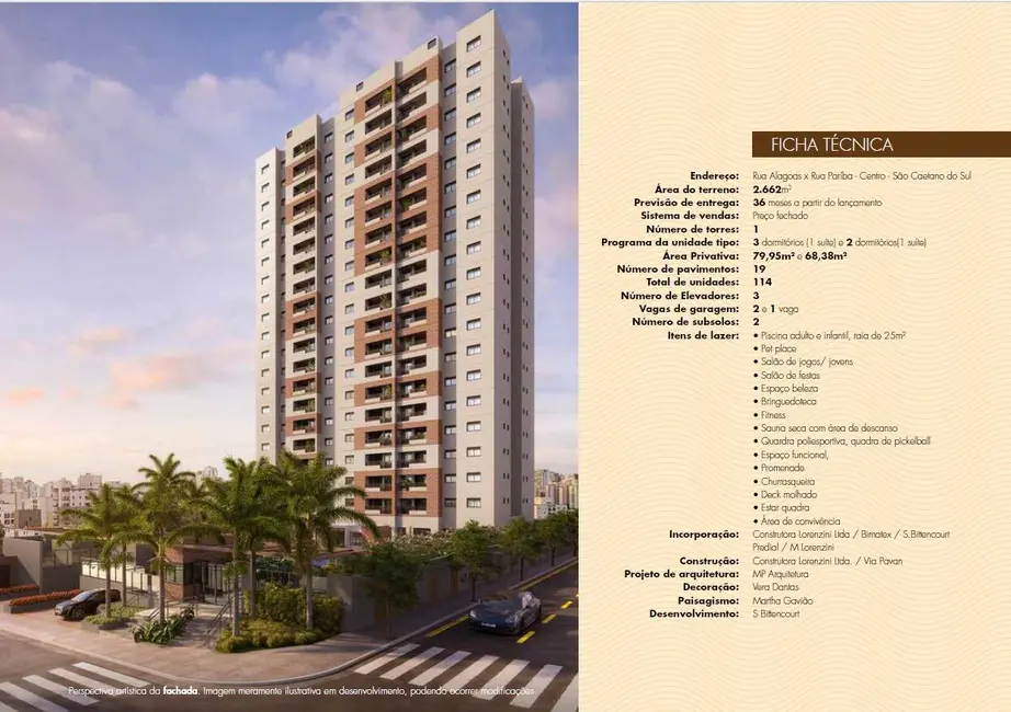 Foto 1 de Apartamento com 68 quartos à venda, 79m2 em Santo Antônio, Sao Caetano Do Sul - SP