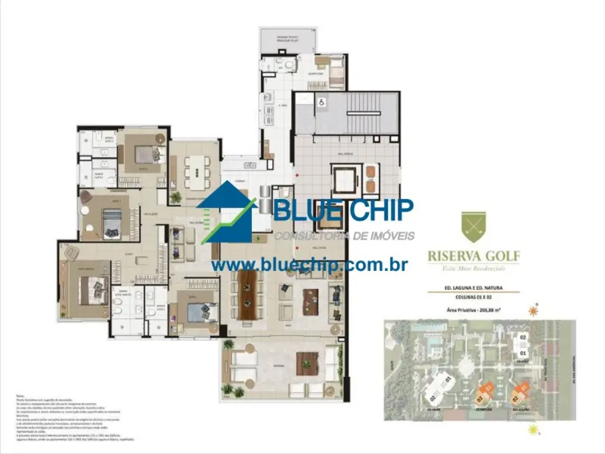 Apartamento com 4 quartos à venda, 267m2 em Barra da Tijuca, Rio De Janeiro - RJ - imagem 3 Foto 3 de Apartamento com 4 quartos à venda, 267m2 em Barra da Tijuca, Rio De Janeiro - RJ