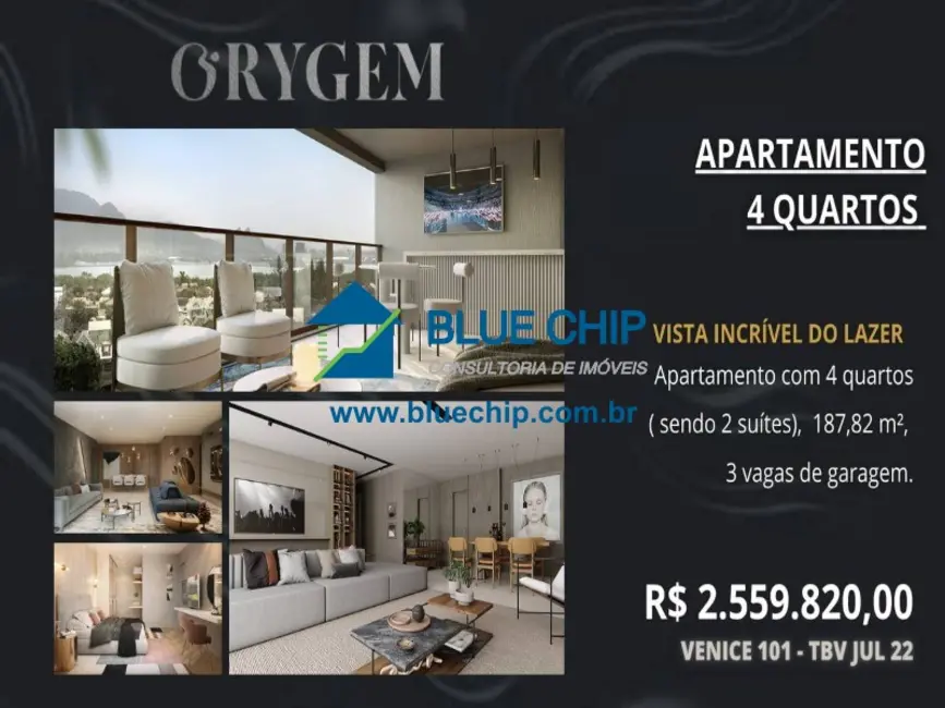 Foto 7 de Apartamento com 3 quartos à venda, 124m2 em Barra da Tijuca, Rio De Janeiro - RJ