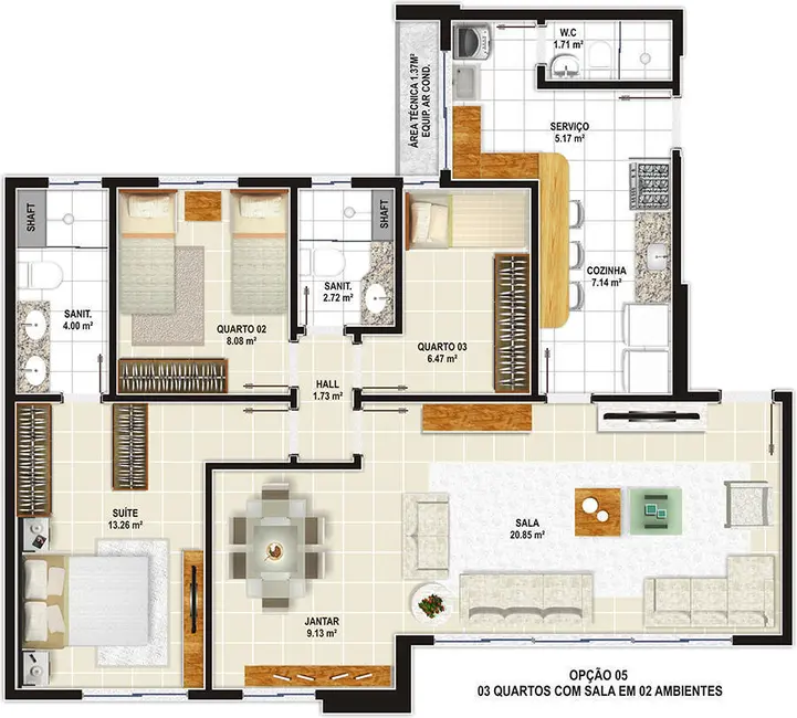 Foto 9 de Apartamento com 4 quartos à venda, 94m2 em Boa Vista, Vitoria Da Conquista - BA