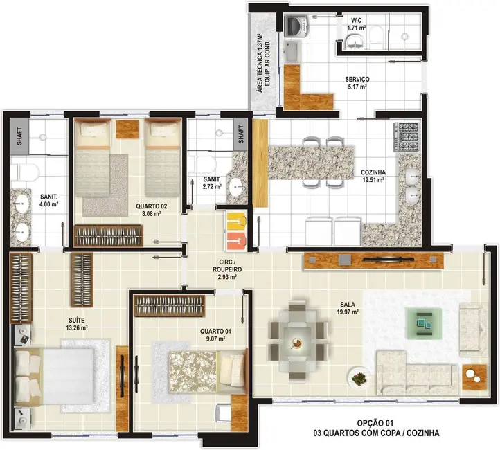 Foto 5 de Apartamento com 4 quartos à venda, 94m2 em Boa Vista, Vitoria Da Conquista - BA