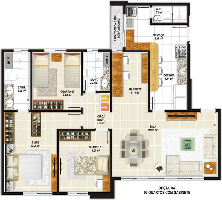 Foto 8 de Apartamento com 4 quartos à venda, 94m2 em Boa Vista, Vitoria Da Conquista - BA