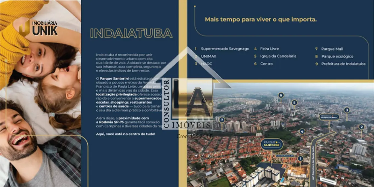 Foto 4 de Apartamento com 2 quartos à venda, 50m2 em Vila São José, Indaiatuba - SP