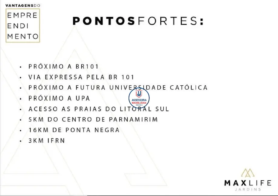 Foto 5 de Terreno / Lote à venda, 200m2 em Cajupiranga, Parnamirim - RN