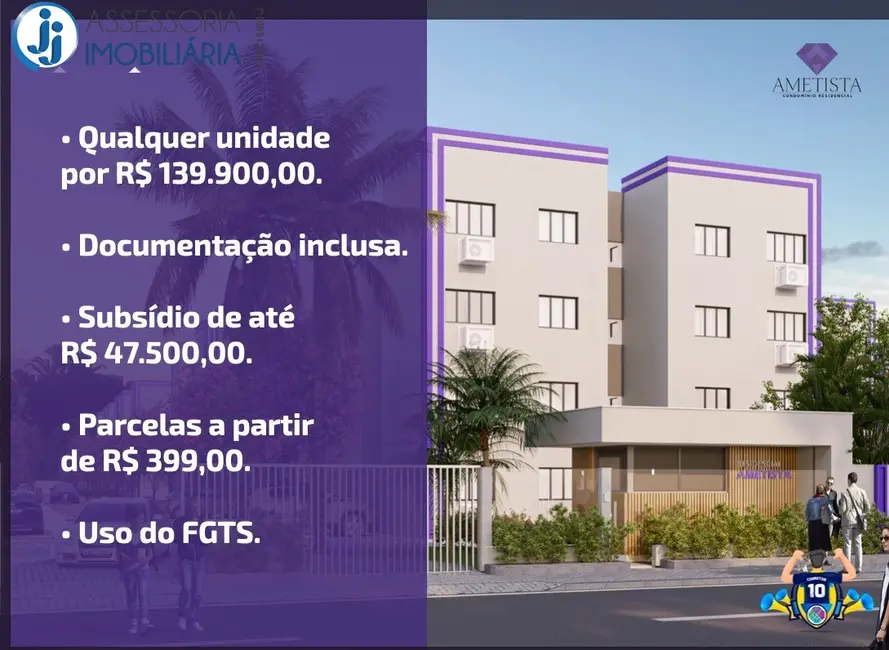 Foto 1 de Apartamento com 2 quartos à venda, 43m2 em Planalto, Natal - RN