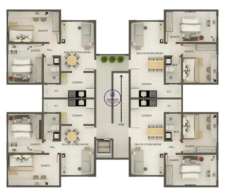 Apartamento com 2 quartos à venda, 43m2 em Planalto, Natal - RN - imagem 7 Foto 7 de Apartamento com 2 quartos à venda, 43m2 em Planalto, Natal - RN