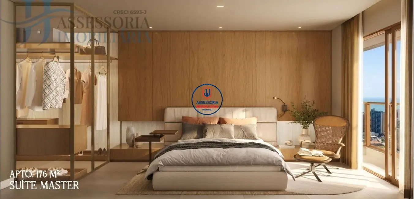 Foto 8 de Apartamento com 4 quartos à venda, 176m2 em Petrópolis, Natal - RN