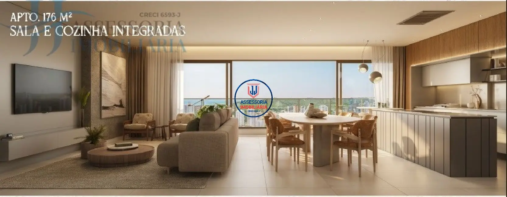 Foto 1 de Apartamento com 4 quartos à venda, 176m2 em Petrópolis, Natal - RN