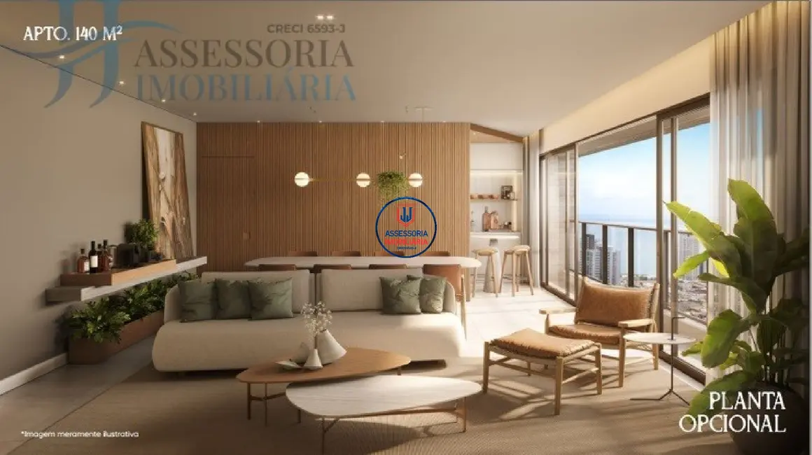 Foto 5 de Apartamento com 4 quartos à venda, 176m2 em Petrópolis, Natal - RN