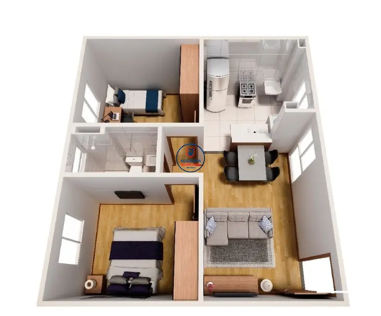 Apartamento com 2 quartos à venda, 70m2 em Pitimbu, Natal - RN - imagem 9 Foto 9 de Apartamento com 2 quartos à venda, 70m2 em Pitimbu, Natal - RN