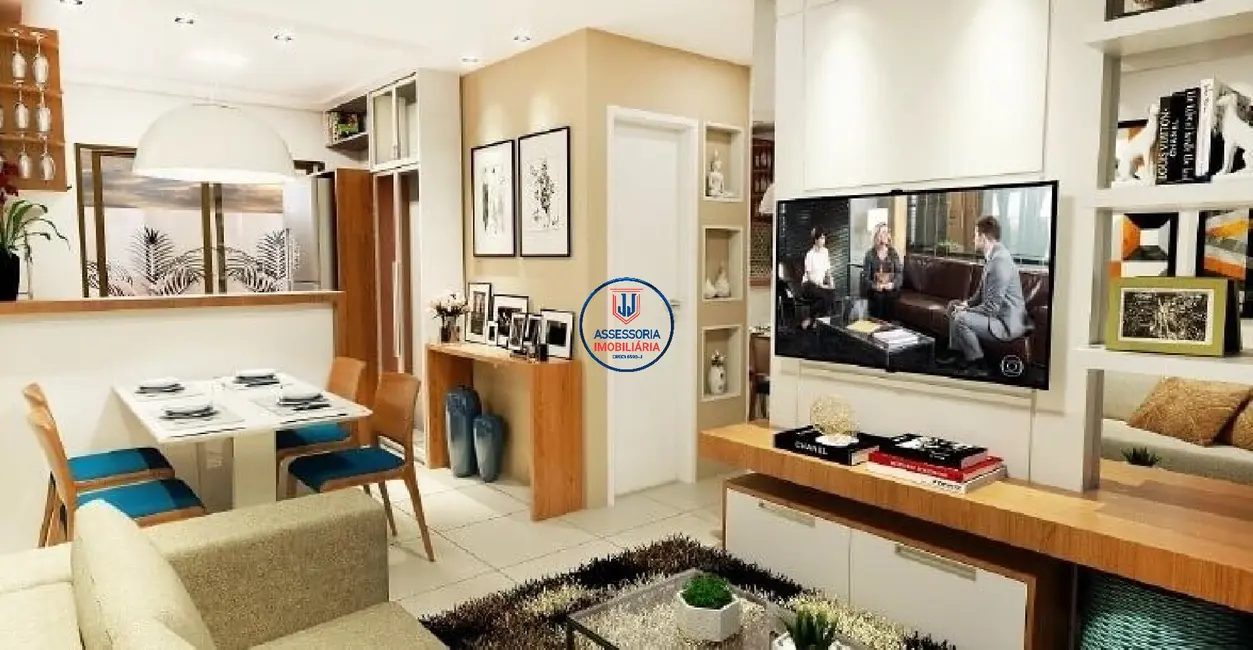 Foto 2 de Casa de Condomínio com 2 quartos à venda, 61m2 em Parque das Árvores, Parnamirim - RN