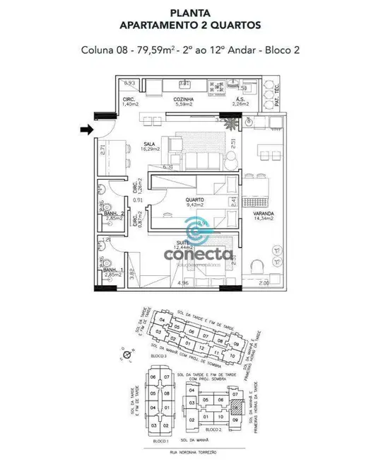 Foto 3 de Apartamento com 2 quartos à venda, 79m2 em Santa Rosa, Niteroi - RJ