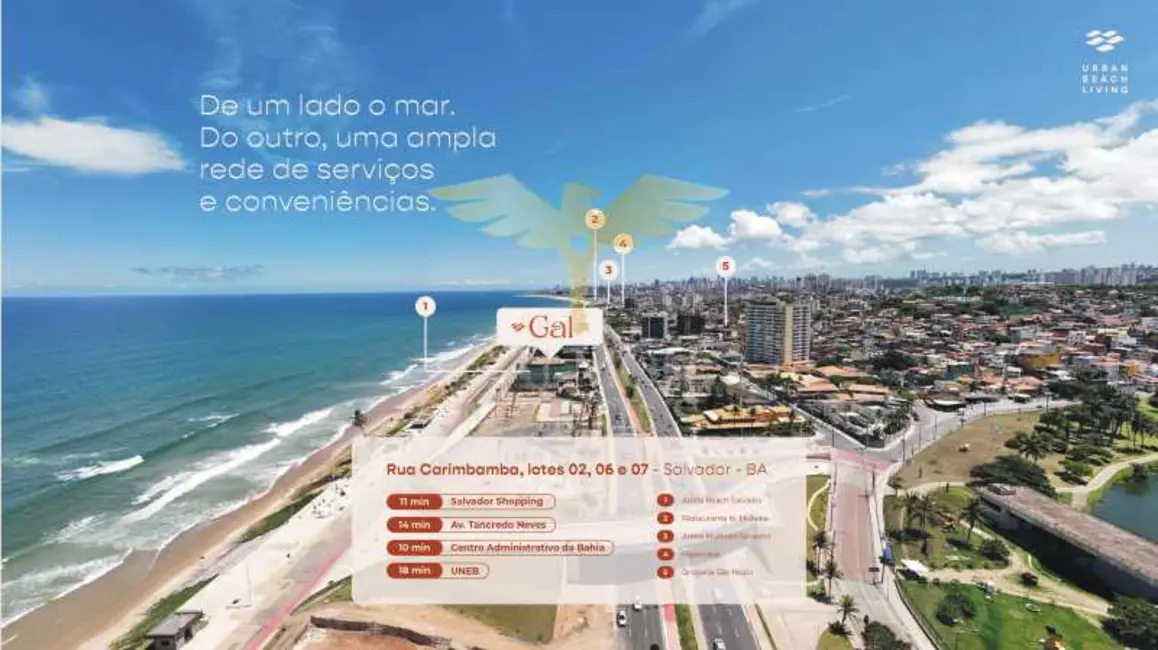 Foto 3 de Apartamento com 1 quarto à venda, 46m2 em Salvador - BA