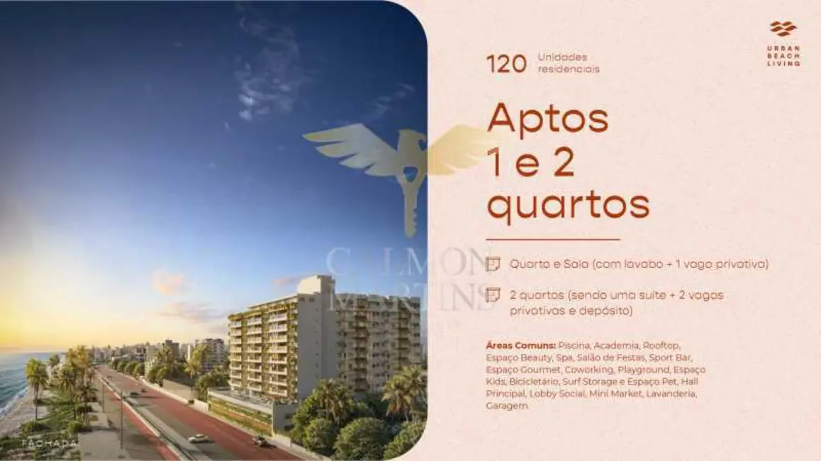 Foto 4 de Apartamento com 1 quarto à venda, 46m2 em Salvador - BA