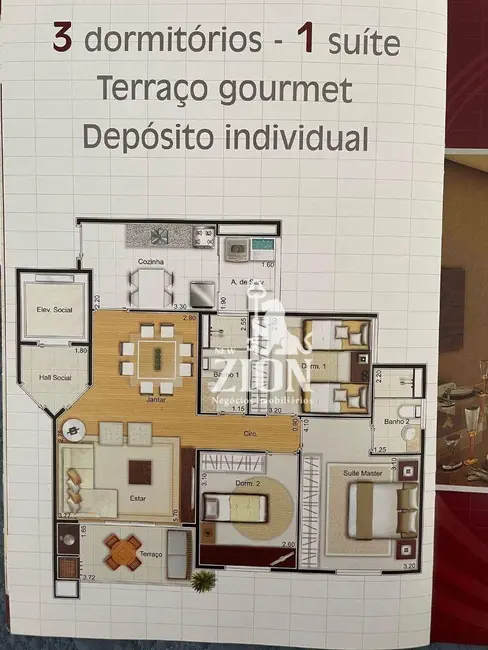 Foto 2 de Apartamento com 3 quartos à venda, 84m2 em Santana, São Paulo - SP