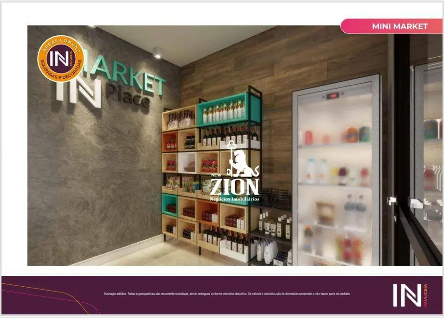 Apartamento com 1 quarto à venda, 26m2 em Vila Paulicéia, São Paulo - SP - imagem 3 Foto 3 de Apartamento com 1 quarto à venda, 26m2 em Vila Paulicéia, São Paulo - SP