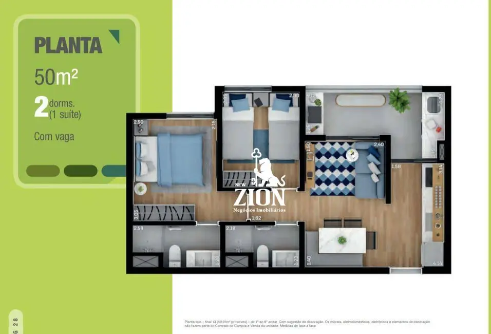 Foto 4 de Apartamento com 2 quartos à venda, 50m2 em Casa Verde, São Paulo - SP