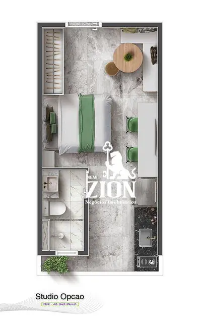 Foto 4 de Kitnet com 1 quarto à venda, 19m2 em Jardim São Paulo(Zona Norte), São Paulo - SP