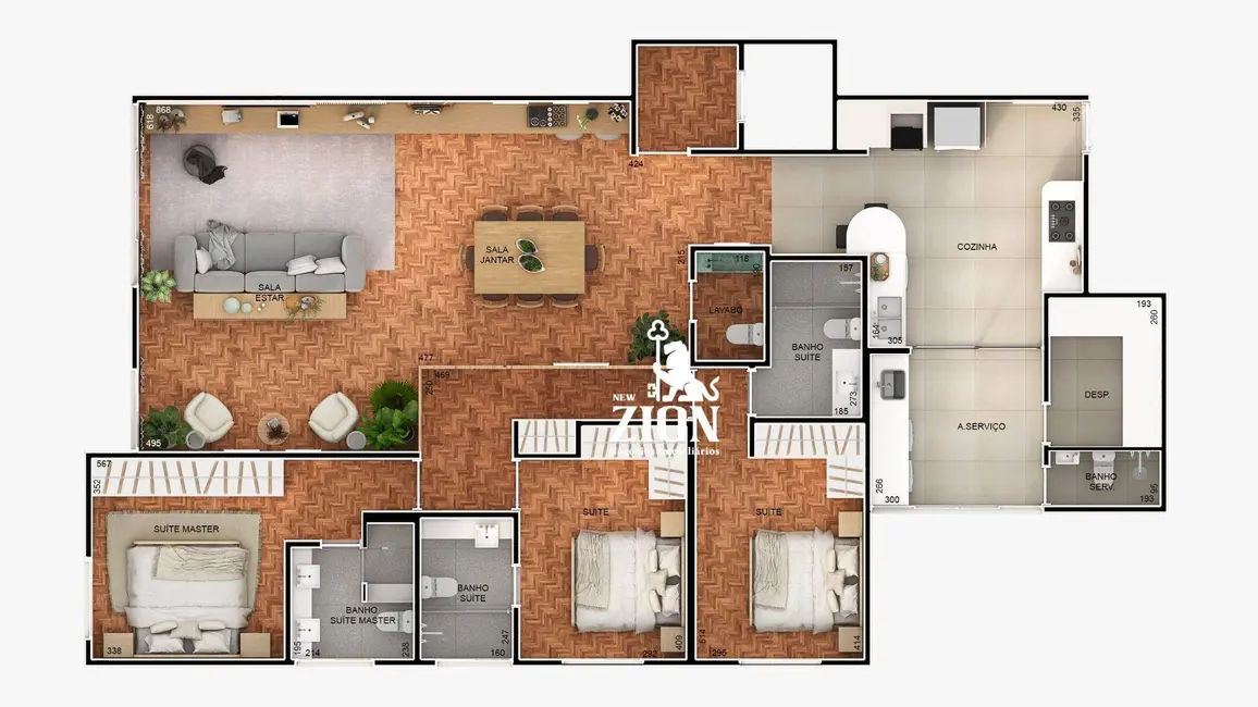 Foto 3 de Apartamento com 3 quartos à venda, 165m2 em Jardim Paulista, São Paulo - SP