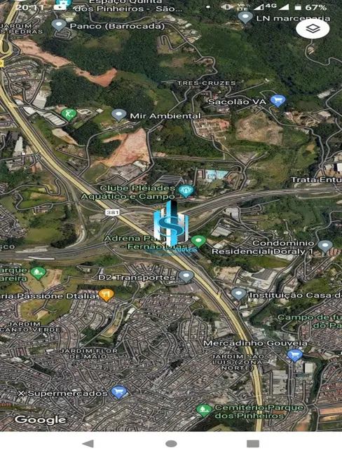 Foto 6 de Terreno / Lote à venda, 11399m2 em Três Cruzes, São Paulo - SP