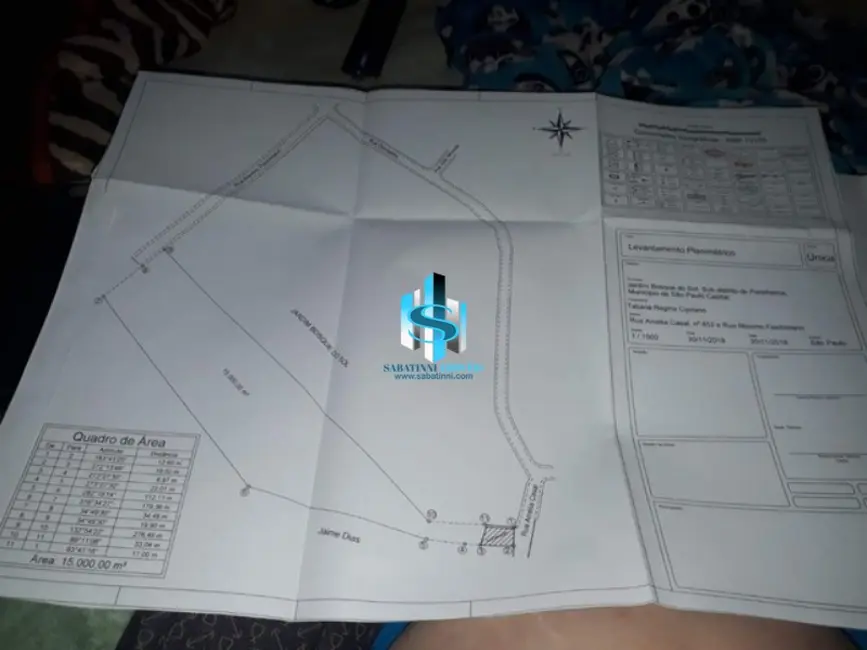 Foto 1 de Terreno / Lote à venda, 15000m2 em Chácara Bosque do Sol, São Paulo - SP