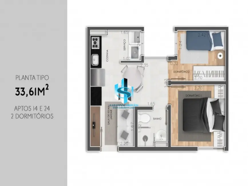 Apartamento com 1 quarto à venda, 35m2 em Itaquera, São Paulo - SP - imagem 4 Foto 4 de Apartamento com 1 quarto à venda, 35m2 em Itaquera, São Paulo - SP