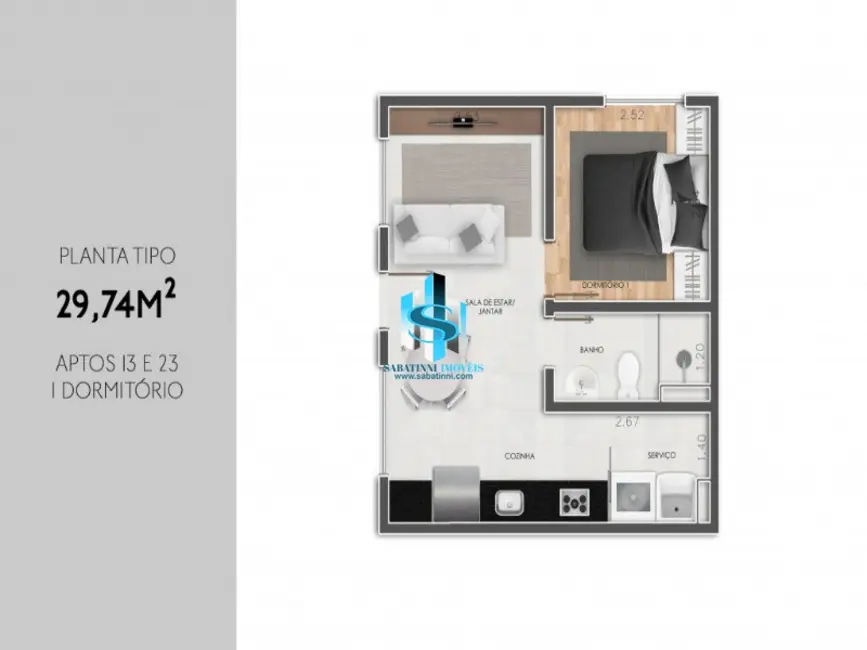 Apartamento com 1 quarto à venda, 35m2 em Itaquera, São Paulo - SP - imagem 5 Foto 5 de Apartamento com 1 quarto à venda, 35m2 em Itaquera, São Paulo - SP