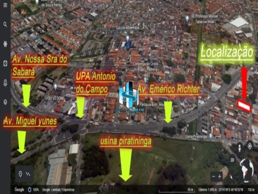 Foto 8 de Terreno / Lote à venda, 210m2 em Pedreira, São Paulo - SP