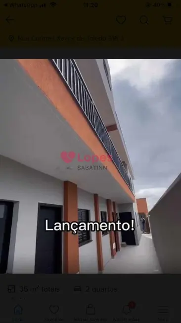 Foto 2 de Apartamento com 2 quartos à venda, 35m2 em Vila Formosa, São Paulo - SP