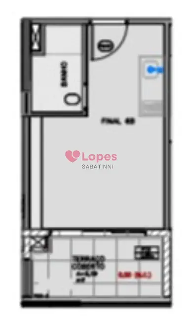 Foto 4 de Apartamento com 1 quarto à venda, 27m2 em Vila Pompéia, São Paulo - SP