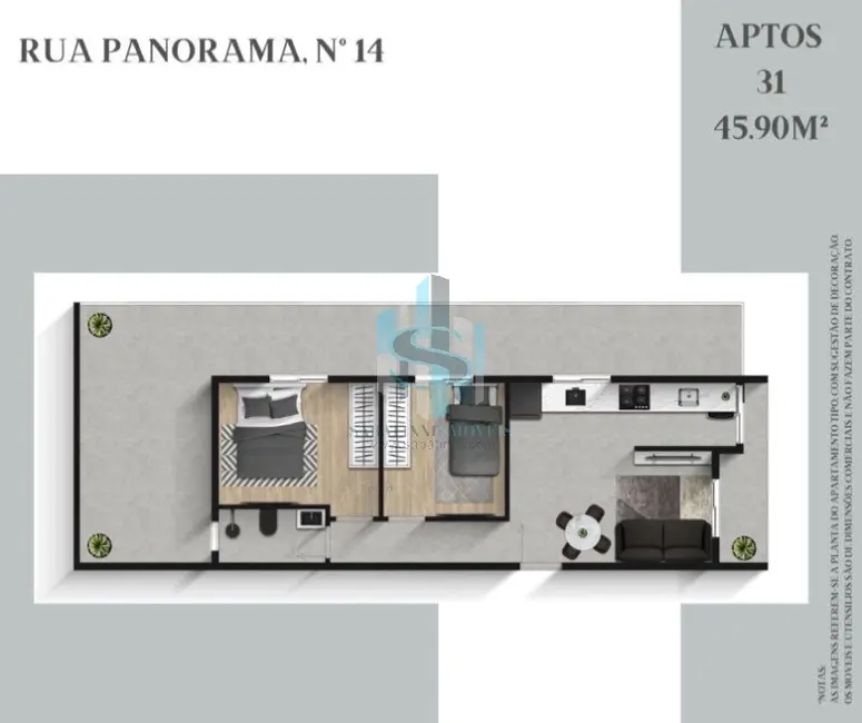 Foto 3 de Apartamento com 2 quartos à venda, 35m2 em Vila Dalila, São Paulo - SP