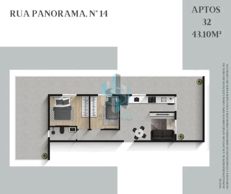Foto 2 de Apartamento com 2 quartos à venda, 35m2 em Vila Dalila, São Paulo - SP