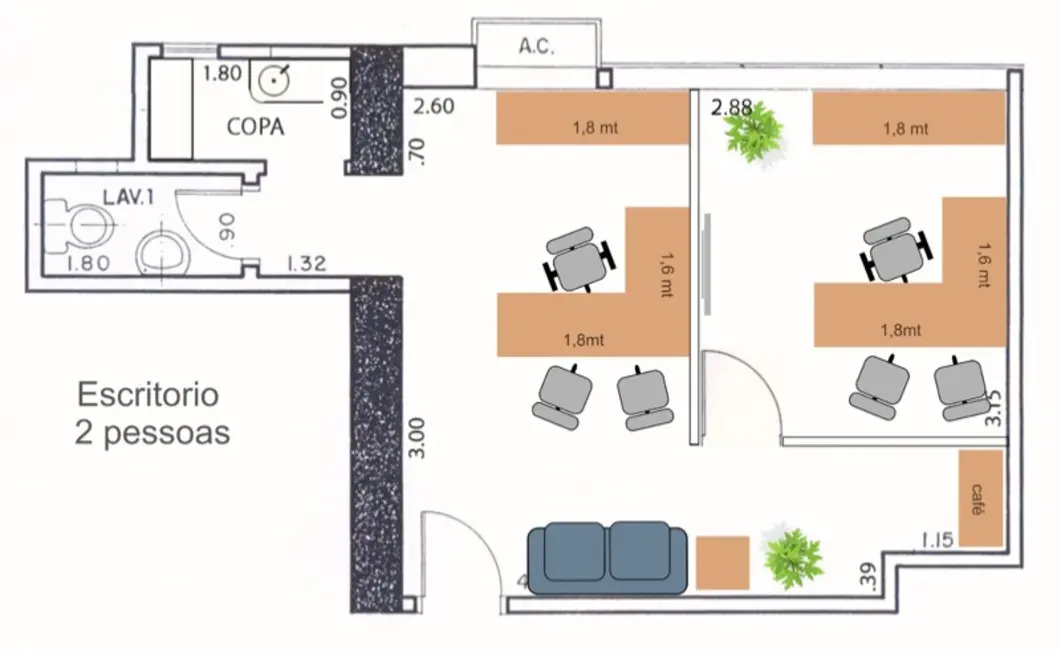 Foto 9 de Sala Comercial para alugar, 30m2 em Santa Cecília, São Paulo - SP