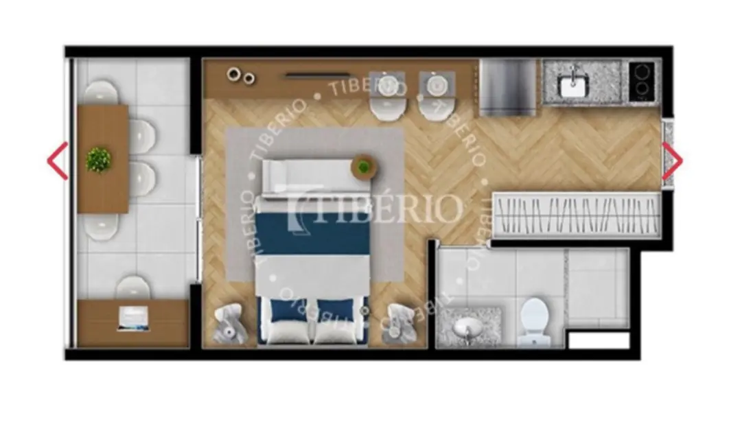 Apartamento com 1 quarto à venda, 25m2 em Vila Prudente, São Paulo - SP - imagem 6 Foto 6 de Apartamento com 1 quarto à venda, 25m2 em Vila Prudente, São Paulo - SP