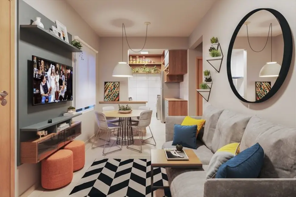Foto 1 de Apartamento com 2 quartos à venda, 42m2 em Loteamento Residencial Pequis, Uberlandia - MG
